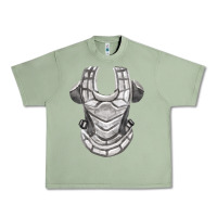 Oil Green Chest Protector Fa Element Urban Heavy Tee - FaDigitalArtStudio