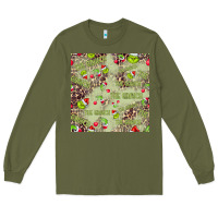Army Green The Grinch Seamless Long Sleeve Tee - CowhideDigitalArt