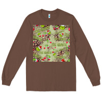 Chestnut The Grinch Seamless Long Sleeve Tee - CowhideDigitalArt