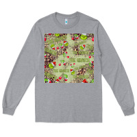 Heather Grey The Grinch Seamless Long Sleeve Tee - CowhideDigitalArt