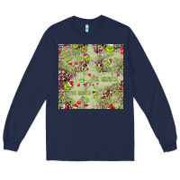 Navy The Grinch Seamless Long Sleeve Tee - CowhideDigitalArt
