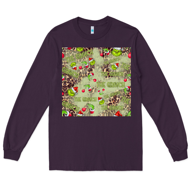 The Grinch Seamless Long Sleeve Tee by CowhideDigitalArt | Teevron