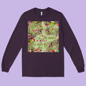 The Grinch Seamless Long Sleeve Tee Designed By Cowhidedigitalart