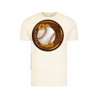 Vintage Arctic baseball with sunflower round earrings Vintage Tee - BundleAndBundleShop