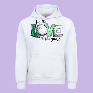 For The Love Of The Game Golf Urban Hoodie Designed By Jasminsmagicworld