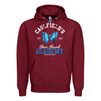 Burgundy life is strange max caulfield's time Zipper Hoodie - DesigneFamous