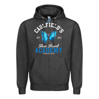 Charcoal Heather life is strange max caulfield's time Zipper Hoodie - DesigneFamous