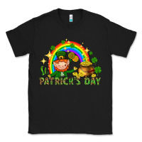 Black St. Patrick's Day Elf with elements Classic Tee - HowdyJamesFarm