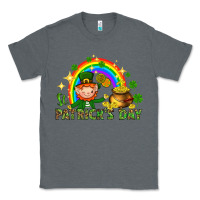 Charcoal Heather St. Patrick's Day Elf with elements Classic Tee - HowdyJamesFarm