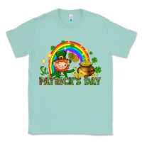 Seafoam St. Patrick's Day Elf with elements Classic Tee - HowdyJamesFarm