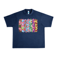 Navy Easter Brushstrokes Urban Heavy Tee - RanaPortraitStore