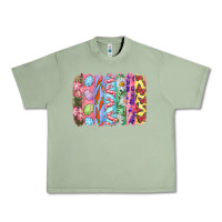 Oil Green Easter Brushstrokes Urban Heavy Tee - RanaPortraitStore