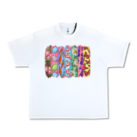 White Easter Brushstrokes Urban Heavy Tee - RanaPortraitStore