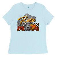 Baby Blue Race mom Mother's Day Ladies Tee - FaDigitalArtStudio