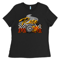 Black Race mom Mother's Day Ladies Tee - FaDigitalArtStudio