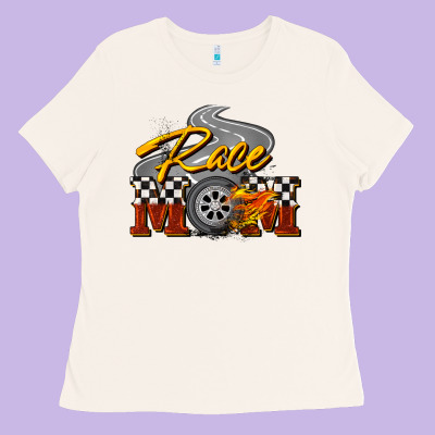 Race Mom Mother's Day Ladies Tee Designed By Fadigitalartstudio