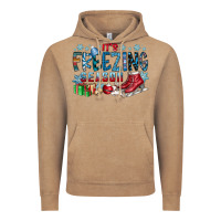 Vintage Coffee It's Freezing Season Vintage Hoodie - CowhideDigitalArt
