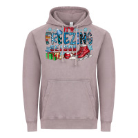 Vintage Zinc It's Freezing Season Vintage Hoodie - CowhideDigitalArt