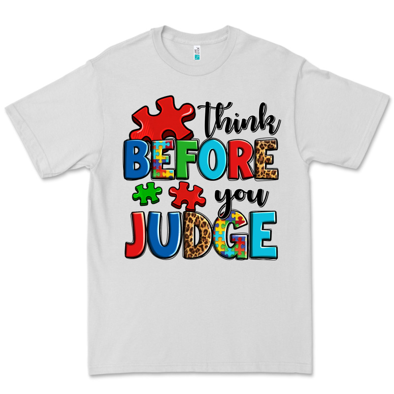 Think Before You Judge Premium Tee by OliviaCreatesArt | Teevron