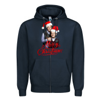 Navy Step Brothers - merry christmas - happy xmas Zipper Hoodie - DesigneFamous
