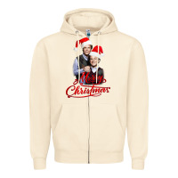 Sandshell Step Brothers - merry christmas - happy xmas Zipper Hoodie - DesigneFamous