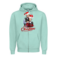 Seafoam Step Brothers - merry christmas - happy xmas Zipper Hoodie - DesigneFamous