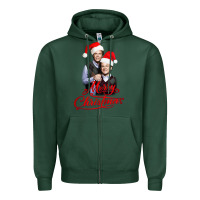 Sports Green Step Brothers - merry christmas - happy xmas Zipper Hoodie - DesigneFamous