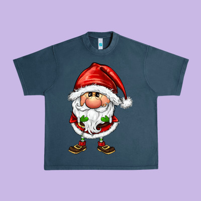 Santa Gnomes Urban Heavy Tee Designed By Fadigitalartstudio