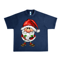 Navy santa gnomes Urban Heavy Tee - FaDigitalArtStudio