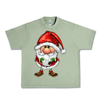 Oil Green santa gnomes Urban Heavy Tee - FaDigitalArtStudio