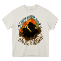 Cream I don't smoke but he's got a lighter Heavy Core Tee - HowdyJamesFarm