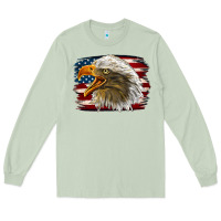 Matcha Western American Flag Eagle Long Sleeve Tee - LillyAllenDesigns