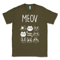 Army Green Meow Classic Tee - Bettercallsaul