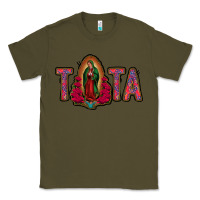 Army Green tata lady of guadalupe Classic Tee - Jasminsmagicworld