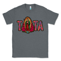 Charcoal Heather tata lady of guadalupe Classic Tee - Jasminsmagicworld