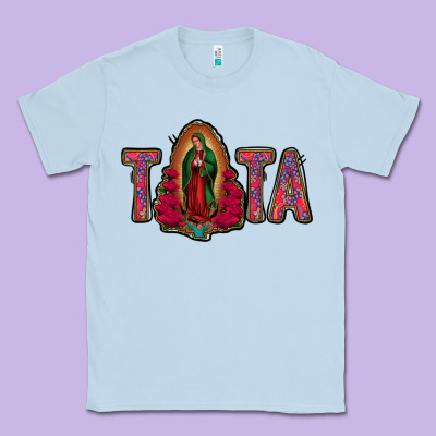 Tata Lady Of Guadalupe Classic Tee Designed By Jasminsmagicworld