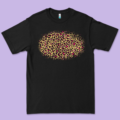 Leopard Pattern Premium Tee Designed By Ranaportraitstore
