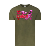 Vintage Olive hey lover flip phone Vintage Tee - FaDigitalArtStudio