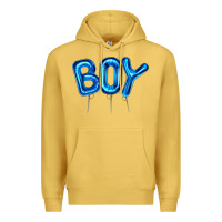 Antique Gold Balloon Boy Premium Hoodie - Artiststas