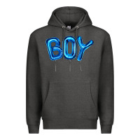 Charcoal Heather Balloon Boy Premium Hoodie - Artiststas