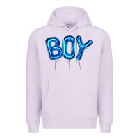 Lilac Balloon Boy Premium Hoodie - Artiststas