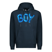 Navy Balloon Boy Premium Hoodie - Artiststas