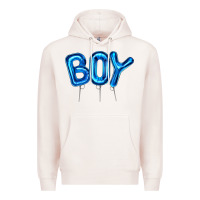 Pale Pink Balloon Boy Premium Hoodie - Artiststas