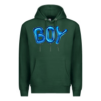 Sports Green Balloon Boy Premium Hoodie - Artiststas
