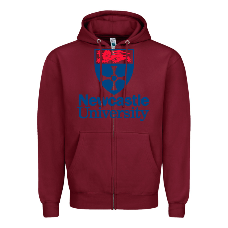 Newcastle College Zipper Hoodie by DesigneFamous | Teevron