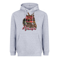 Heather Grey Mother's Day Glasses Leopard Bandana Mama Bear Hunting Fish Heavyweight Hoodie - RanaPortraitStore