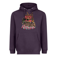 Plum Mother's Day Glasses Leopard Bandana Mama Bear Hunting Fish Heavyweight Hoodie - RanaPortraitStore