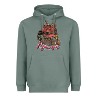 Sage Mother's Day Glasses Leopard Bandana Mama Bear Hunting Fish Heavyweight Hoodie - RanaPortraitStore