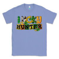 Colony Blue Lucky hunter St. Patrick's Day Classic Tee - CowGirlArtShop