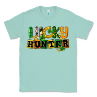 Seafoam Lucky hunter St. Patrick's Day Classic Tee - CowGirlArtShop